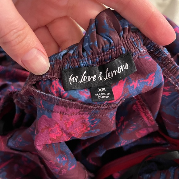 Multi color silky stretch for Love and Lemons dress - Picture 3 of 9